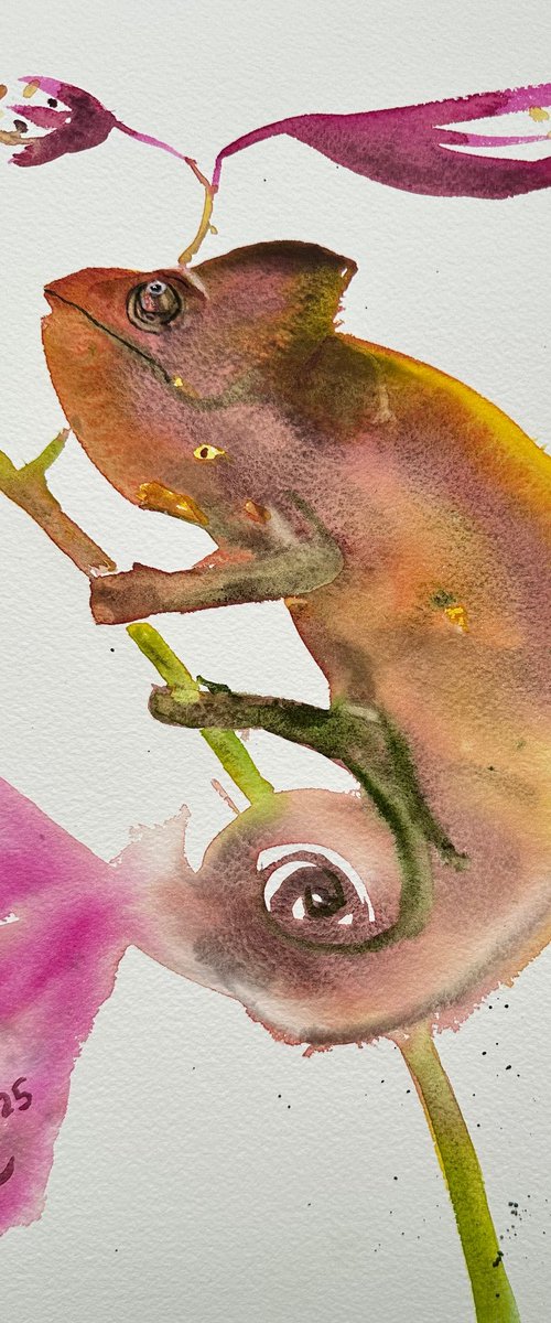 Chameleon 2 by Alla Semenova