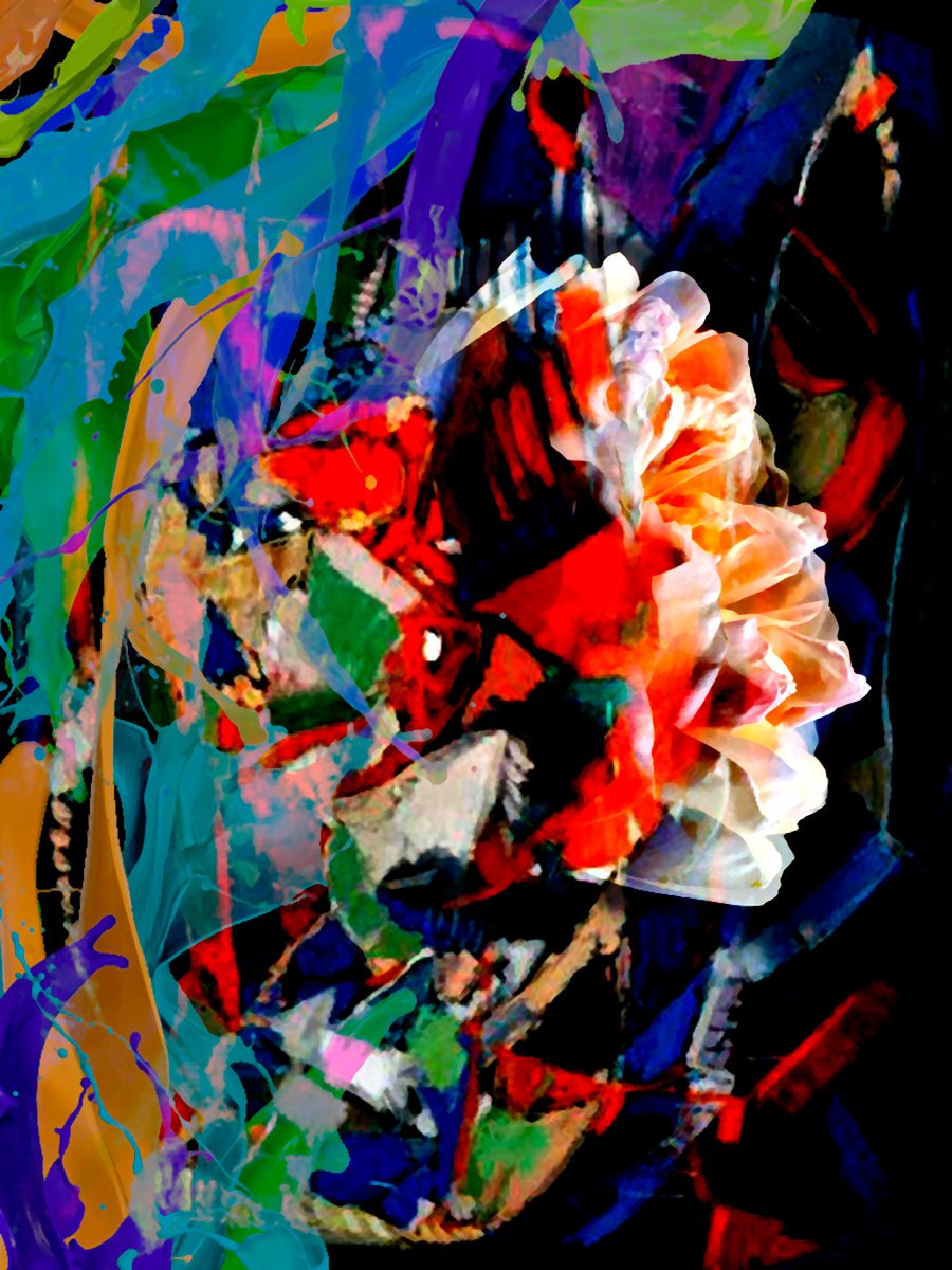 Abstract Flowers 1 by Alex Solodov