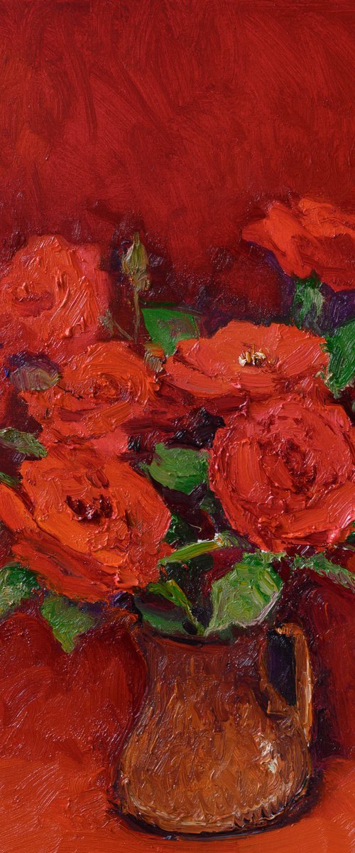 Red Roses from the Garden by Suren Nersisyan