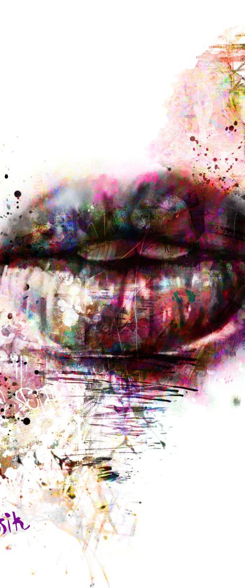 mystique lips by Yossi Kotler