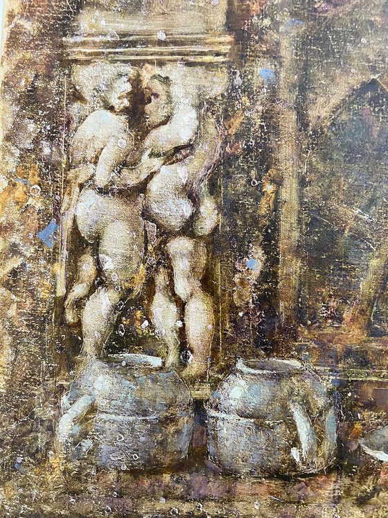 Earthy chocolate still life