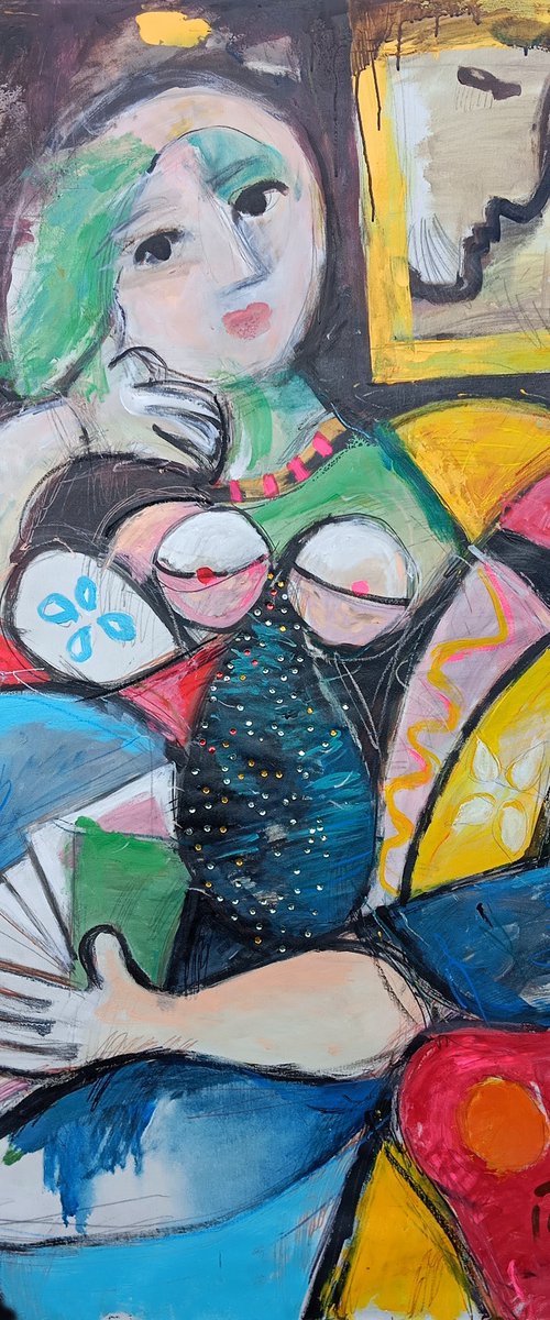 The Girl WGB (insp by Picasso) by Catalin Ilinca