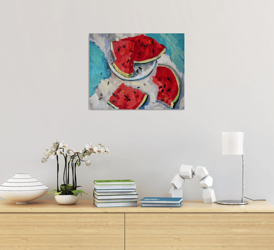 watermelon slices