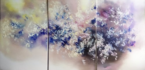 Florescence: Triptych by Valeriia Radziievska