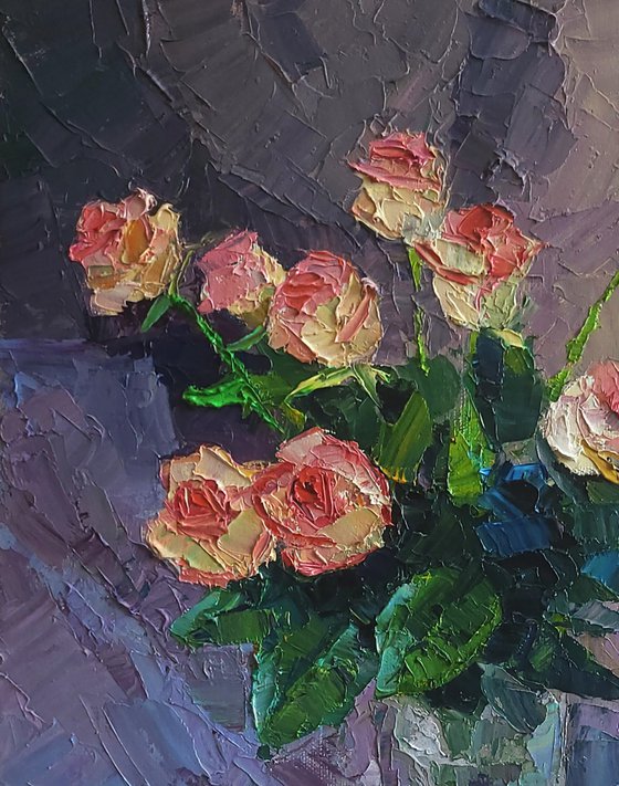 Roses in crystal