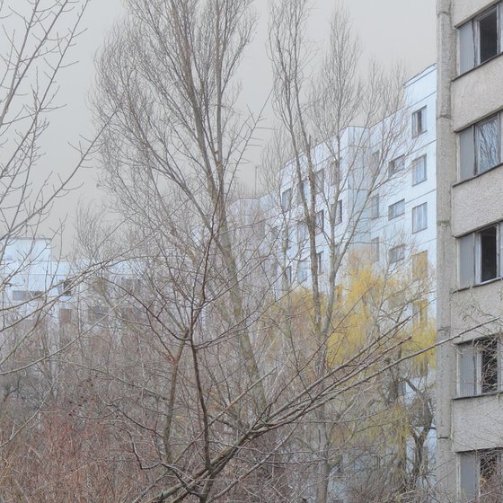 #57. Pripyat. Boy in the yard - Original size