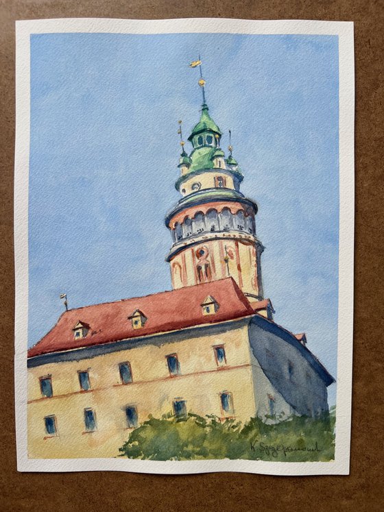 The castle at Český Krumlov