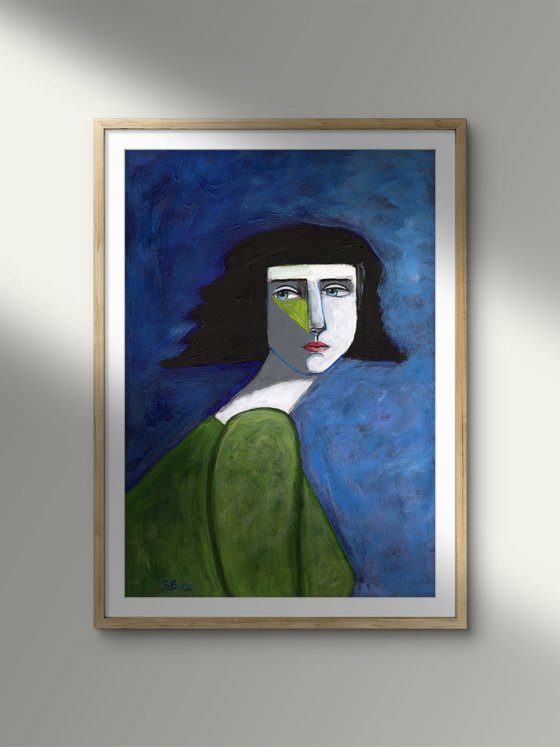 Contemporary Figurative Portrait Woman