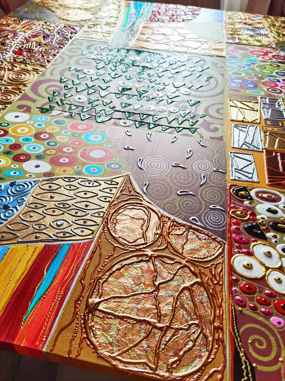Tree of Life. Klimt abstract