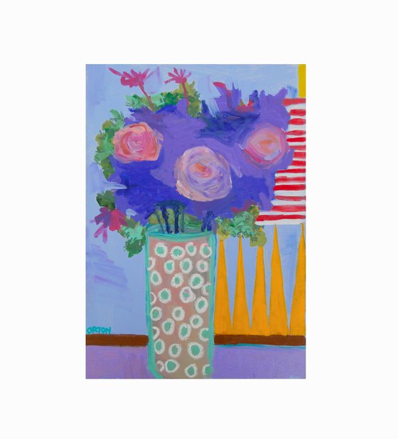 Still Life Flowers In Vase 5