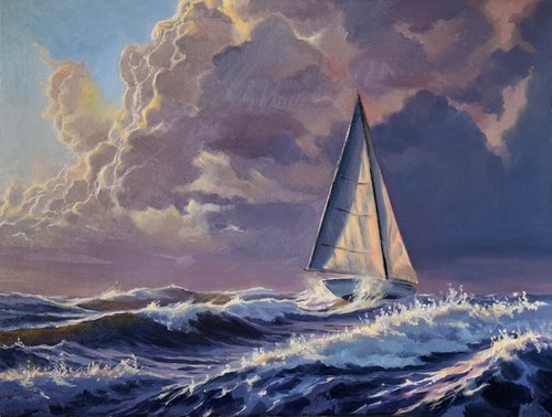 Against the sea wind IV by Serghei Ghetiu