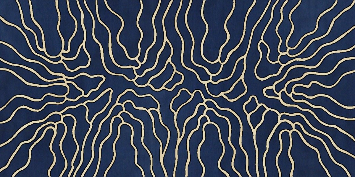 Abstract Flowing Lines #15 By Marina Krylova, 71 X 35, Artwork For Sale On Artfinder