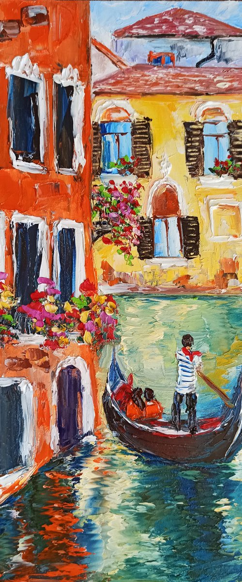 Flowers in Venice by Oksana Fedorova