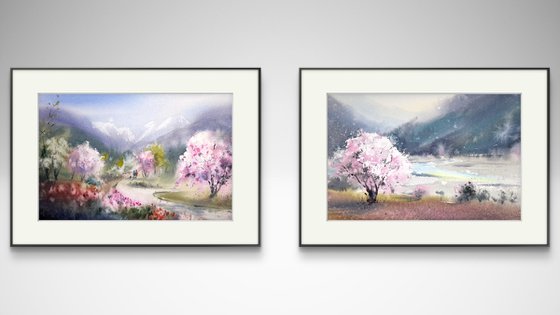 Spring Sonata (Diptych)