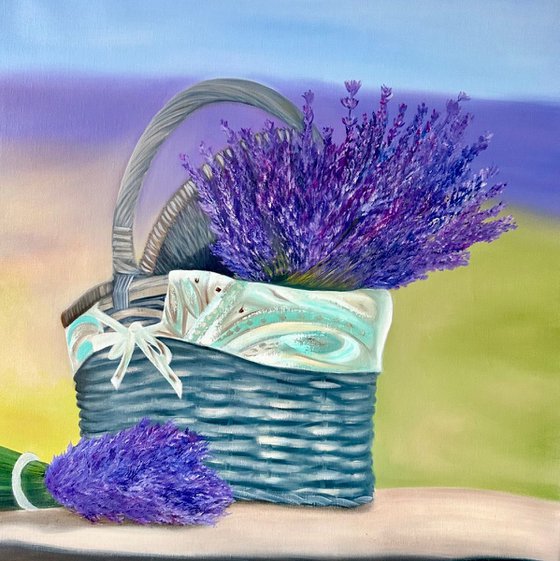Lavender Basket