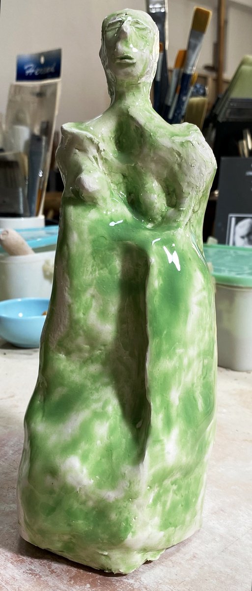 Organic Clay Sculpture , Una Vecchia By YS?rei, 3 X 9, Artwork For Sale On Artfinder
