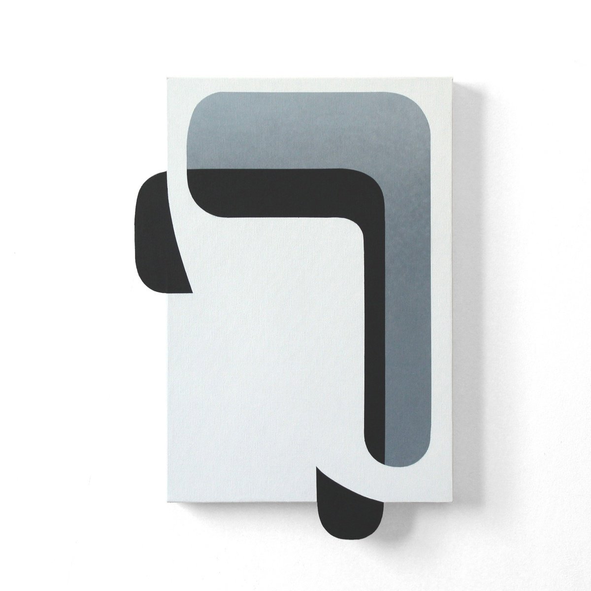 Geometric Abstract Acrylic Painting By Martin Singer, 12 X 17", 1Fv1Fp-22, Original Artwork