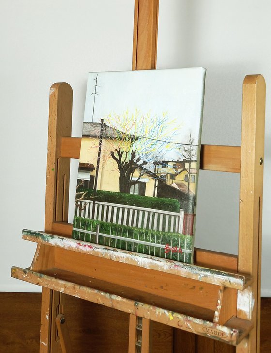 Winter electric tree