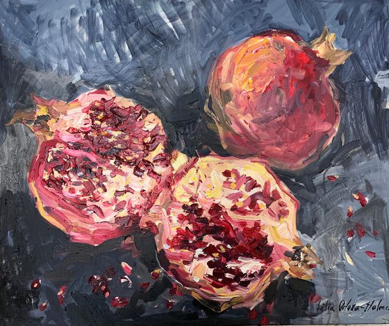 Pomegranates.