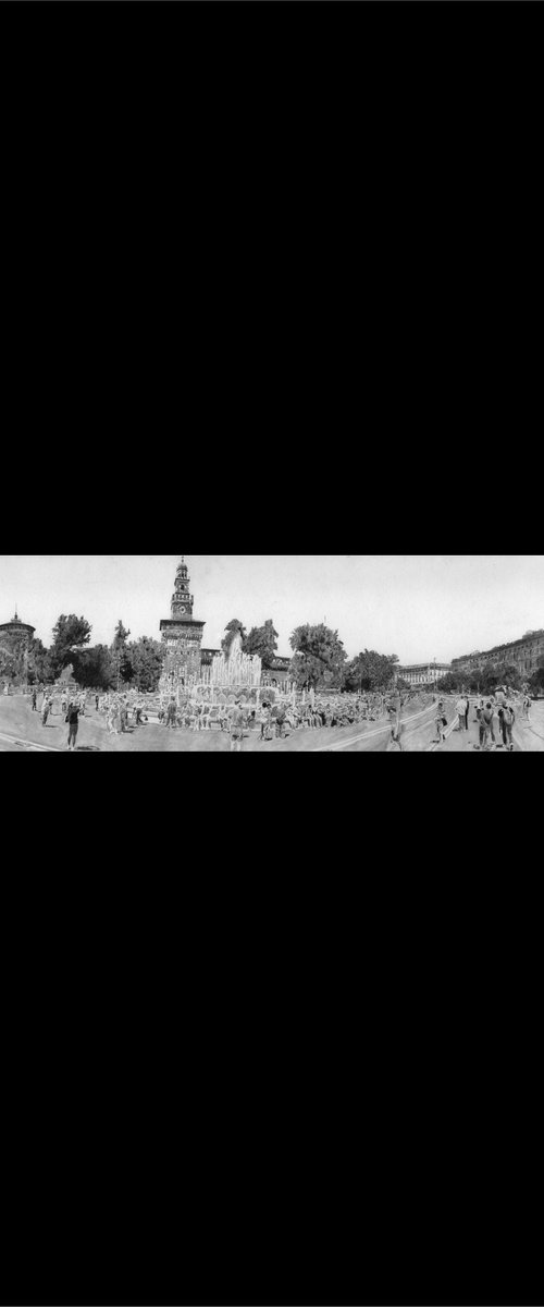 Milano castello Sforzesco by Fabrizio Boldrini