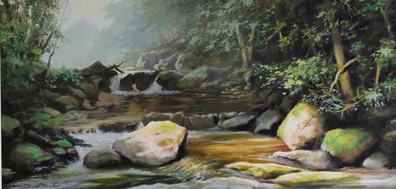 Caldbeck - Lake district landscape, original oil painting