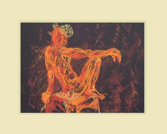 Aries on Fire - male nude