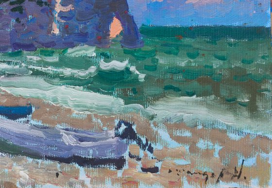 Normandy Etretat Etude 4