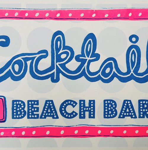 Cocktail Beach Bar by Becky Hobden