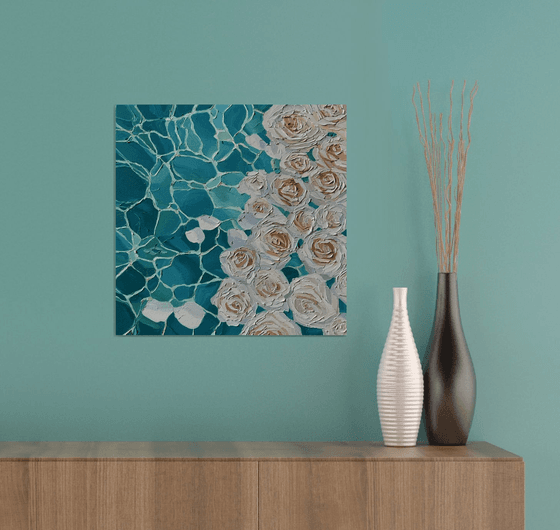 Whitepetals.Turquoisesilence