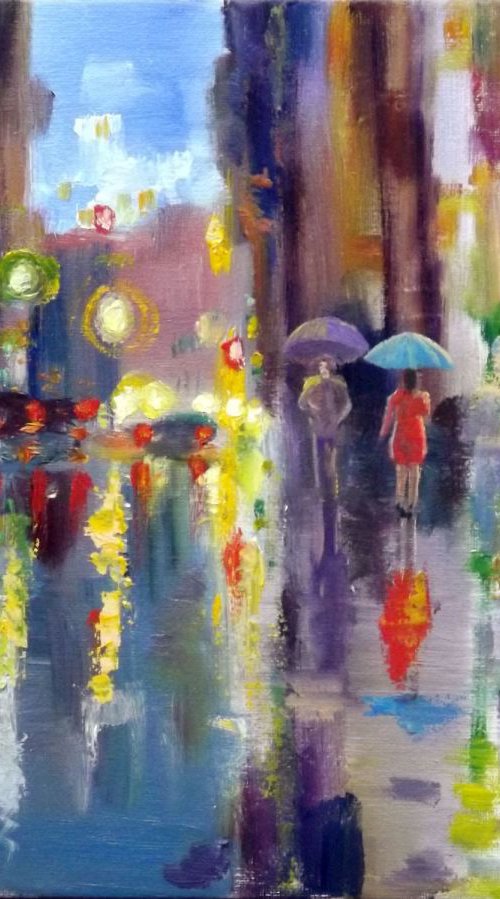 In the Rain by Dalia Barke