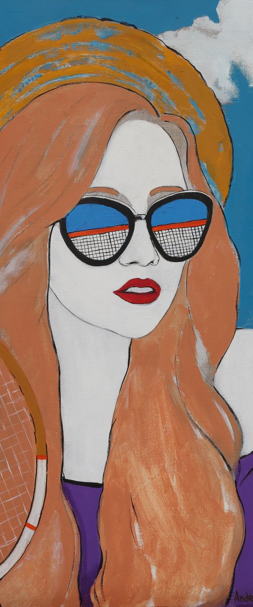 Tennis Player by Artem Andreichuk