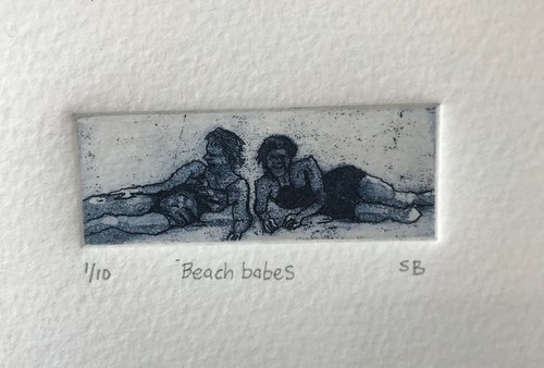Beach babes. by Stephen Brook