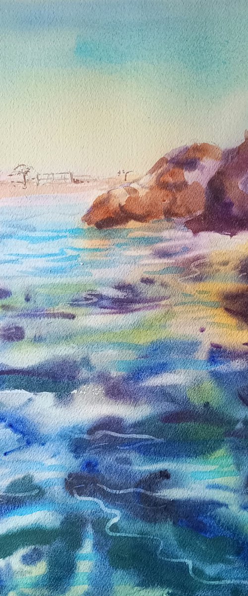 Rocky coast by Marina Del Pozo