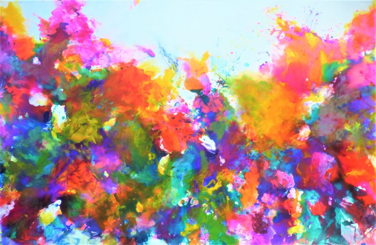 Paradise garden. 120x180 cm by Nikolai Gritsanchuk