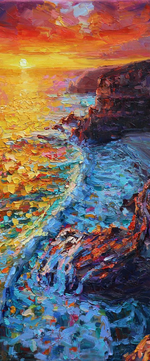 "Sunset" by Evgeny Chernyakovsky