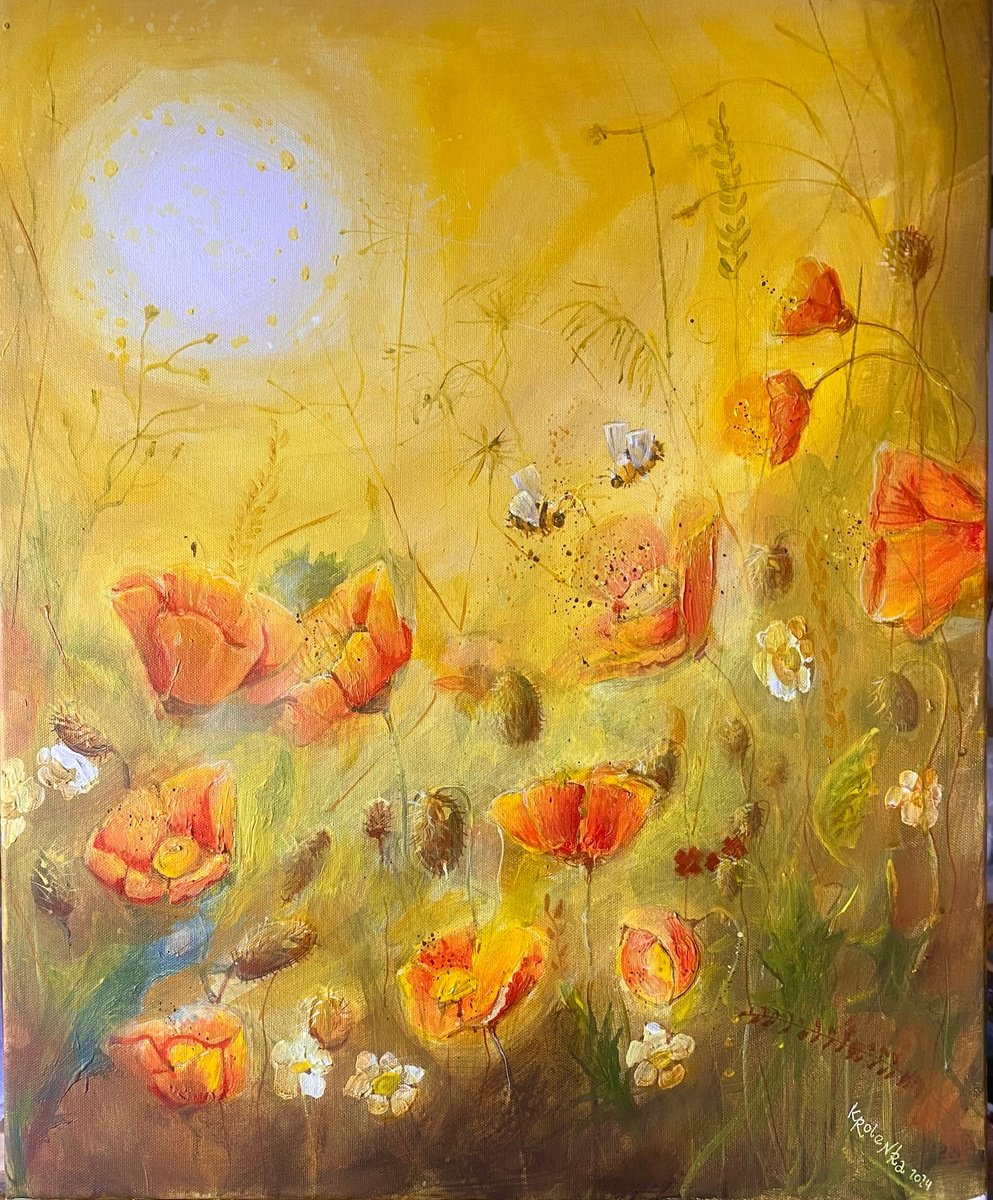 Californian Poppies by Alexandra Krasuska