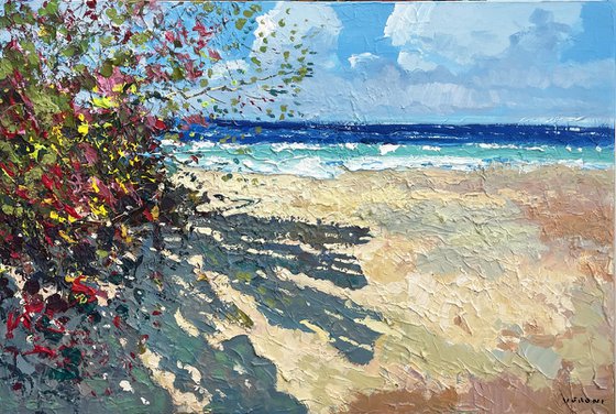Coastal Oil Painting - Modern Sea Art
