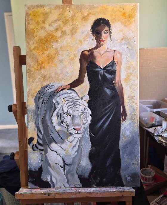 White Tiger, Black Dress