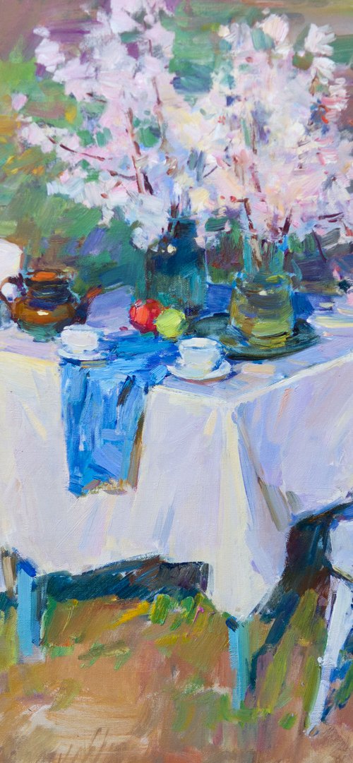 Spring still life in the garden by Aleksandr  Kryushyn