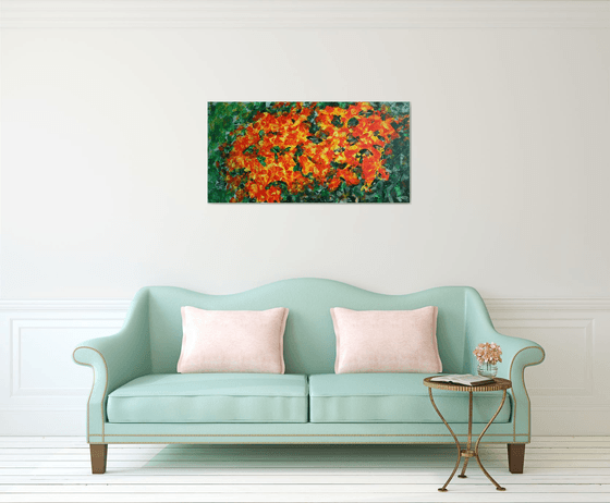 Late Roses in Autumn /  ORIGINAL PAINTING