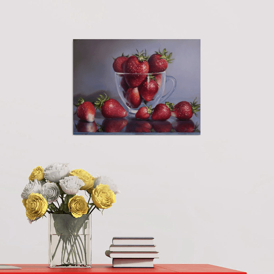 "Still life with strawberries"