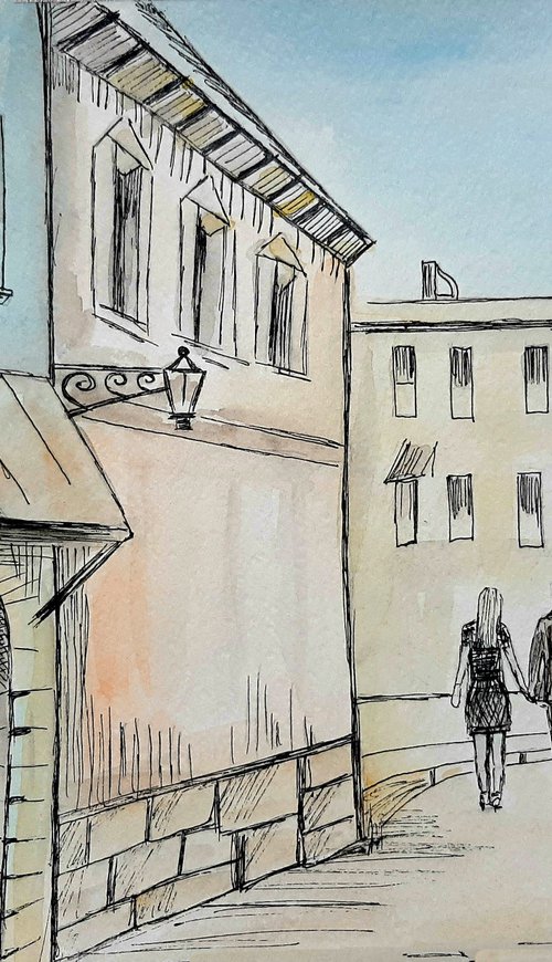 Walk in Italy by Luba Ostroushko