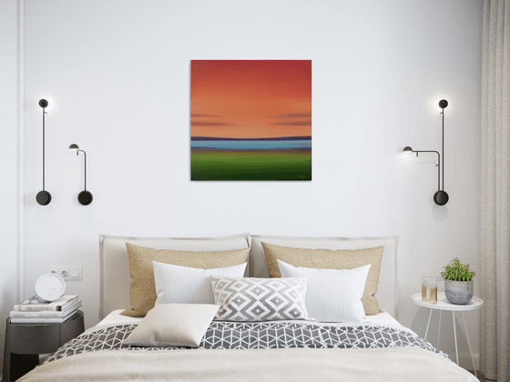 Colorful Vista - Modern Abstract Landscape