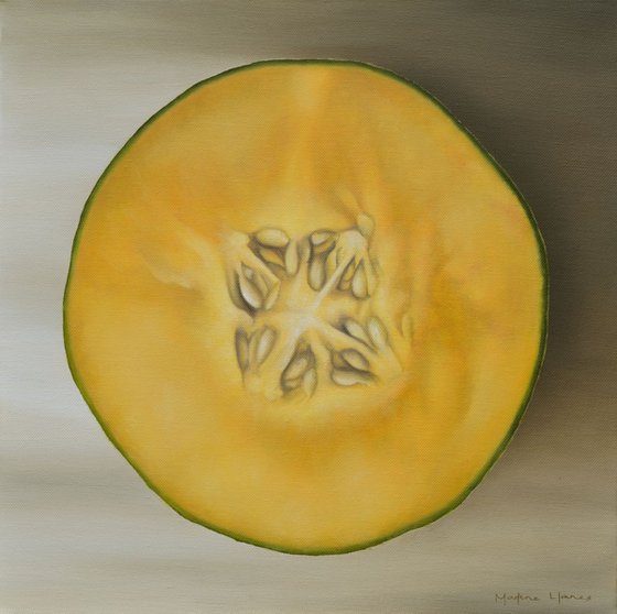 Sliced Cantaloupe