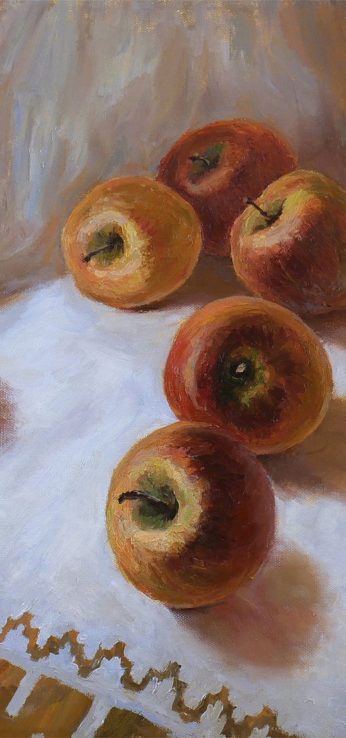 Apples painting by Nikolay Dmitriev