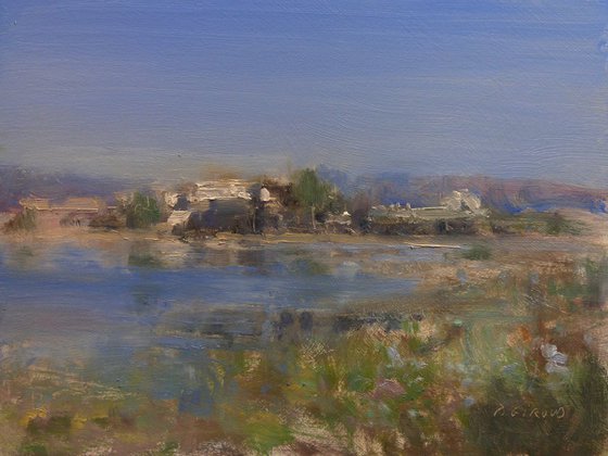 Mediterranean Seascape near Martigues - Study #2851