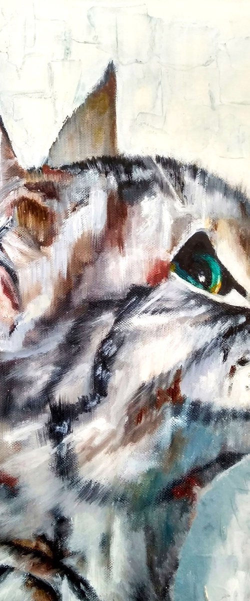 Cat Portrait by Yulia Berseneva