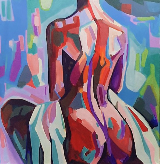 Nude / 74 x 72 cm