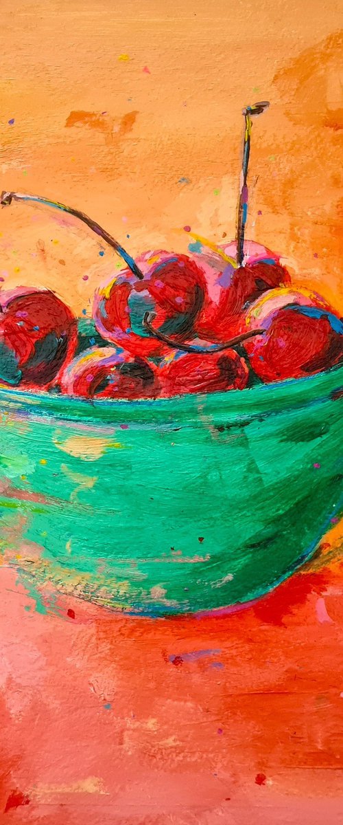 Bowl of Cherries by Dawn Underwood