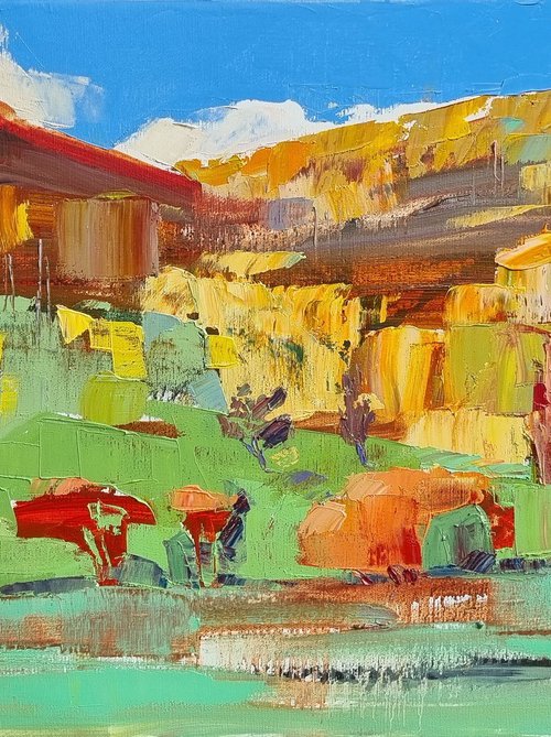 Autumn mountains by Lesya Ros